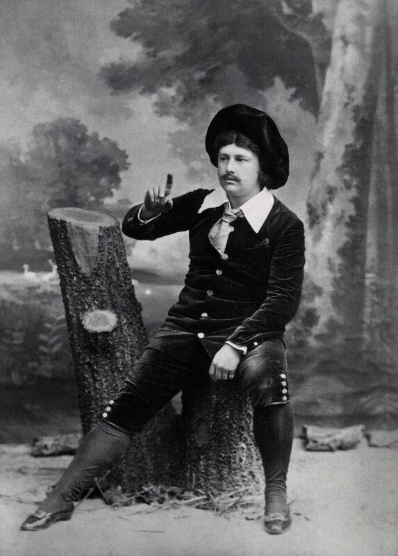 Rutland barrington (george rutland barrington fleet) as archibald grosvenor in 'patience' npg x634