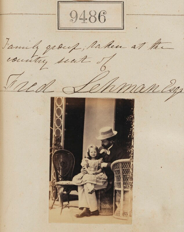 'family group taken at the country seat of fred lehman esqr' npg ax59294