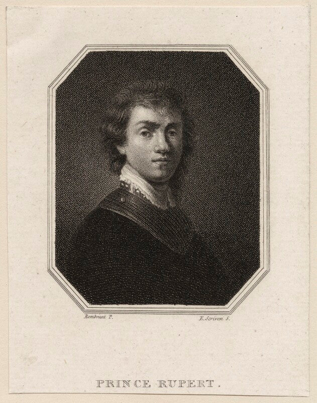 Rembrandt engraved as prince rupert, count palatine npg d26476