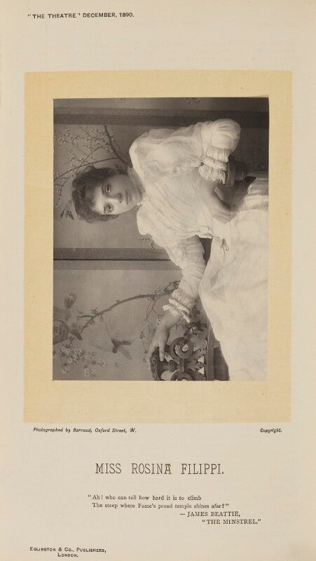 Rosina filippi (mrs h.m. dowson) npg ax9381