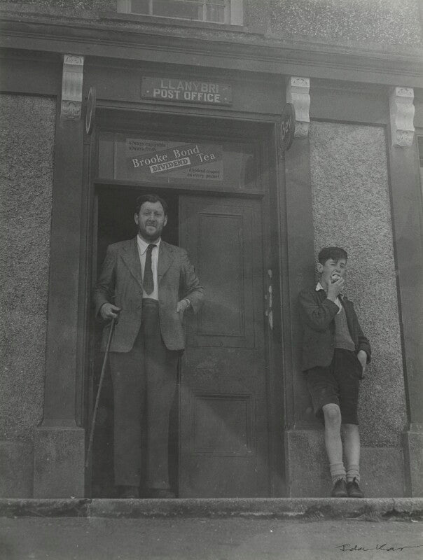 Keidrych rhys and an unknown boy npg x131168
