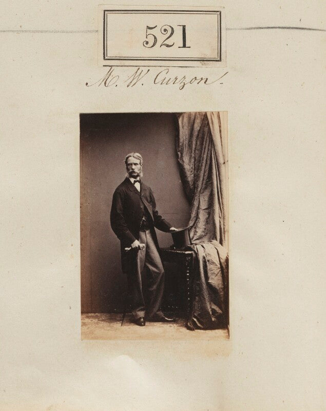 Unknown man (called m. w. curzon or monsieur w. curzon) npg ax50224