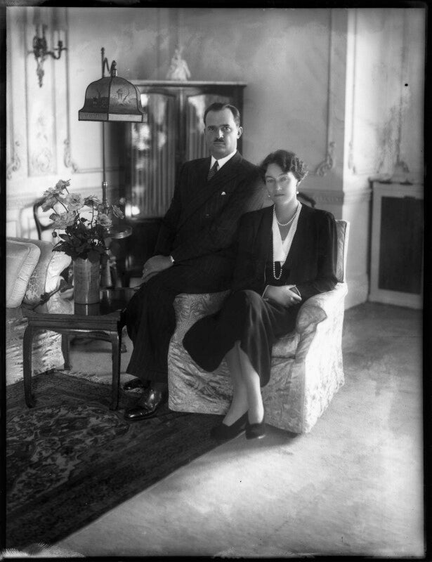 Prince félix marie vincent of bourbon parma, prince of luxembourg; charlotte, grand duchess of luxembourg npg x154242