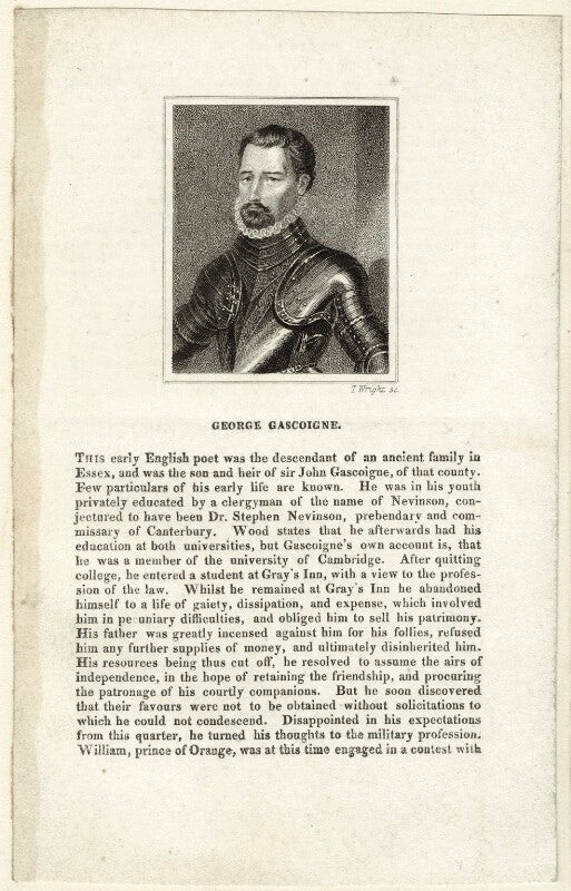 George gascoigne npg d25497