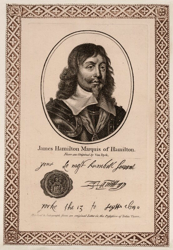 James hamilton, 1st duke of hamilton npg d26582