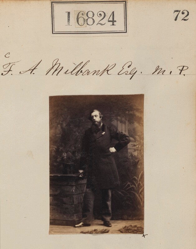 Sir frederick acclom milbank, 1st bt npg ax64707