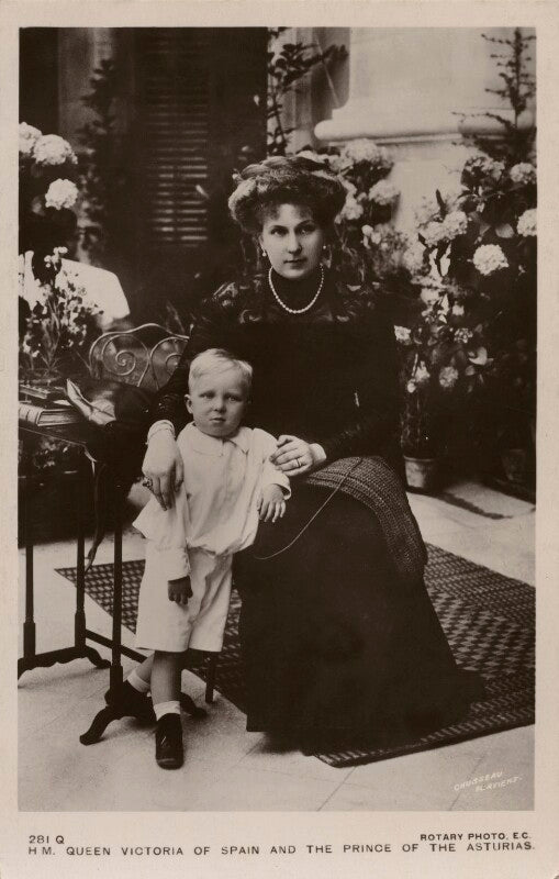 Ena, queen of spain with infante alfonso npg x74461