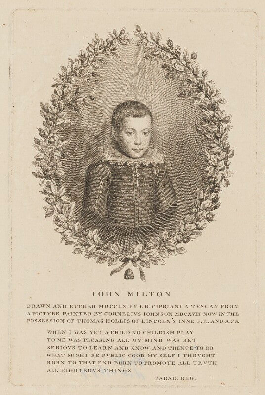 John milton npg d38830