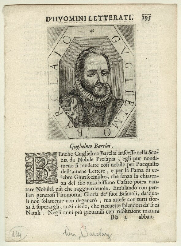 William barclay npg d23449