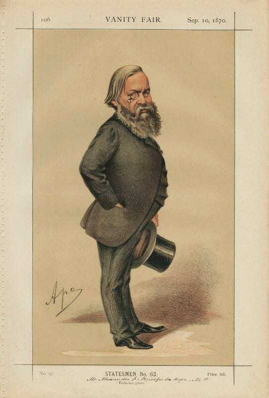 Alexander james beresford beresford hope ('statesmen no. 63.') npg d43448