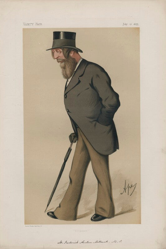 Sir frederick acclom milbank, 1st bt ('statesmen. no. 208.') npg d43701