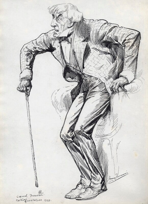 Sir henry irving as corporal brewster in 'the story of waterloo' npg d76