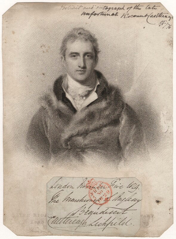 Robert stewart, 2nd marquess of londonderry (lord castlereagh) npg d5104
