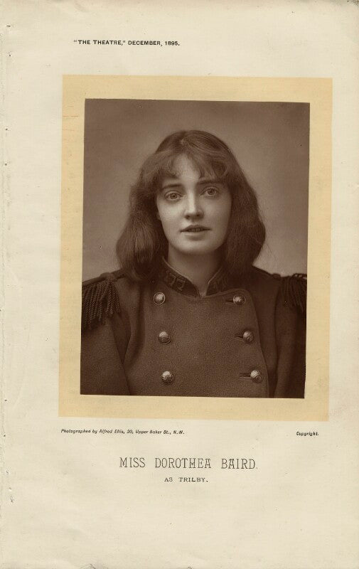 Dorothea baird (mrs h.b. irving) as trilby in 'trilby' npg x362