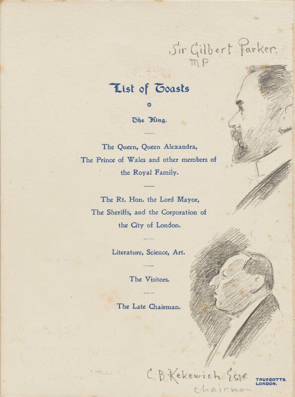 (charles) granville kekewich; sir gilbert parker, mp npg d43111