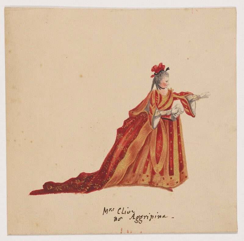 Catherine ('kitty') clive (née raftor) as agrippina npg d2128