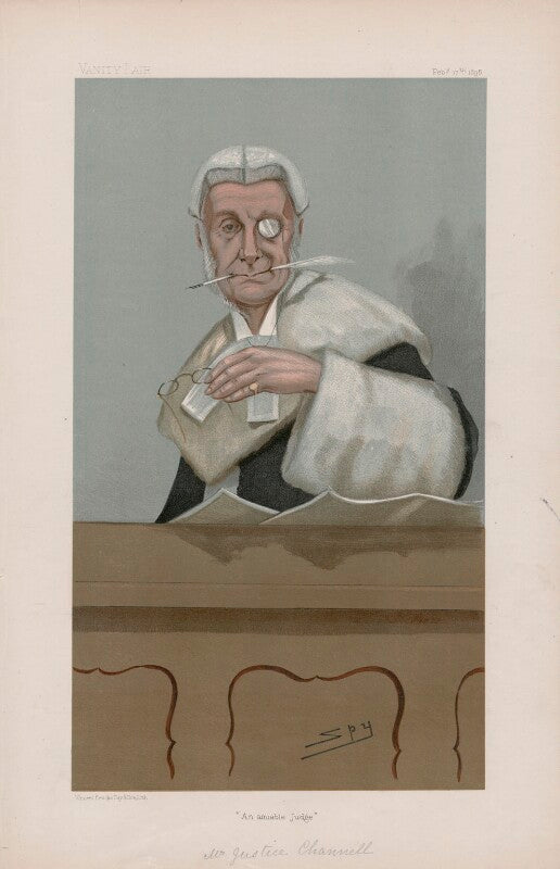 Sir arthur moseley channell ('judges. no. 52.') npg d44895