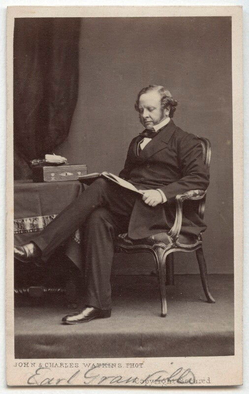 Granville george leveson gower, 2nd earl granville npg x32953