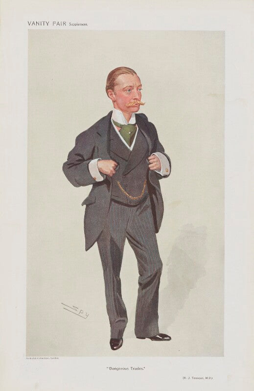 Harold john ('jack') tennant ('men of the day. no. 1204. "dangerous trades."') npg d45529