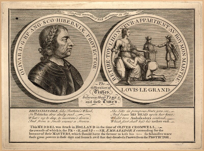 'the difference of times between those times and these times' (oliver cromwell) npg d8542