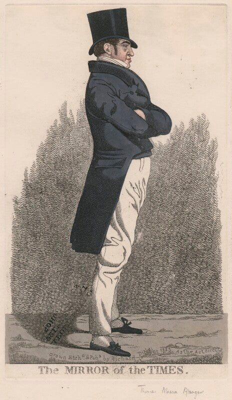 Thomas massa alsager ('the mirror of the times') npg d10808