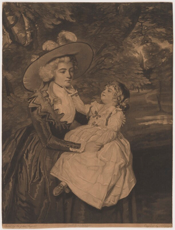 Mrs seaforth ('a lady and child') npg d38099