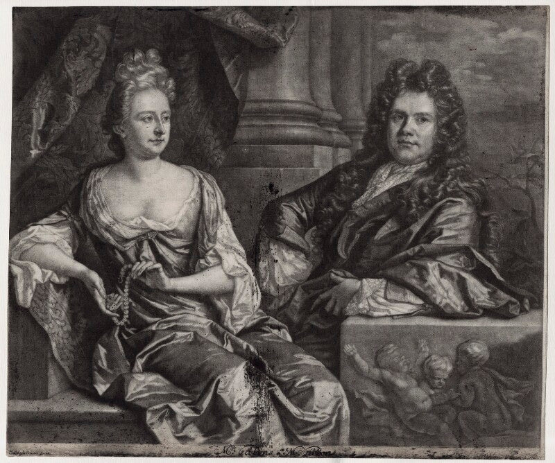 Grinling gibbons; elizabeth gibbons npg d31304