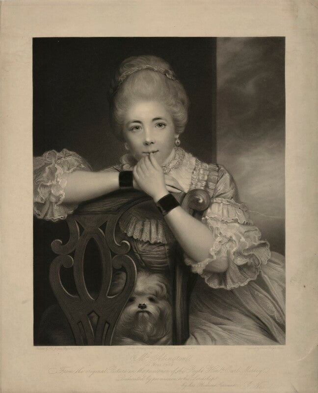 Frances abington (née barton) as miss prue in congreve's 'love for love' npg d7152