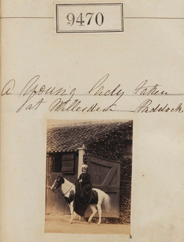 'a young lady taken at willesden paddock' (unknown woman) npg ax59277