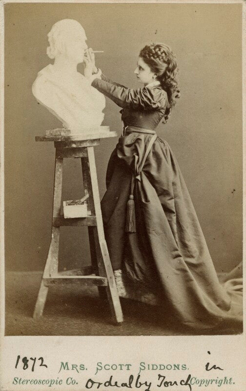 Mary frances scott siddons in 'ordeal by touch' npg ax18192