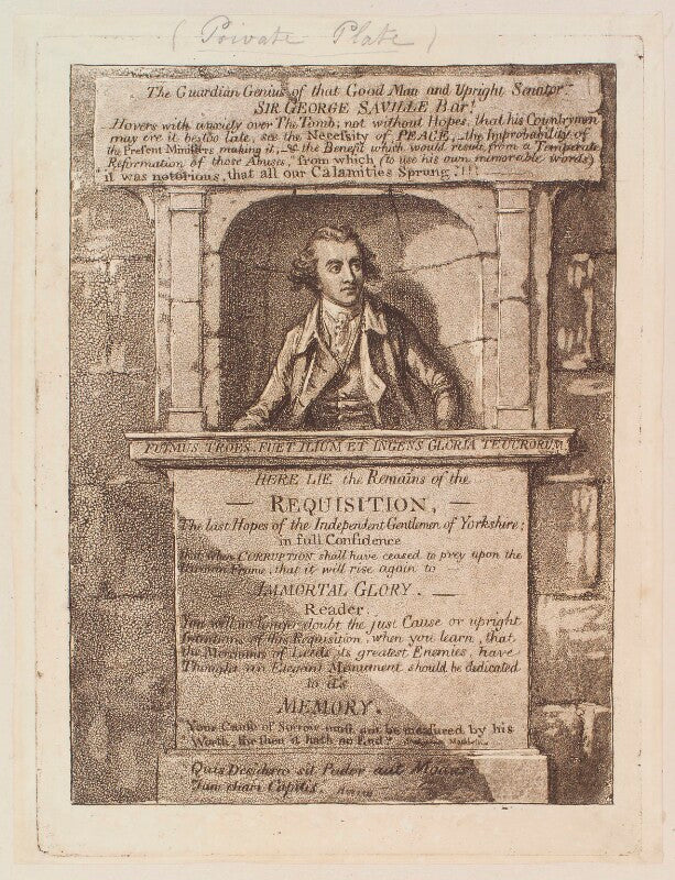 Sir george savile, 8th bt npg d12954