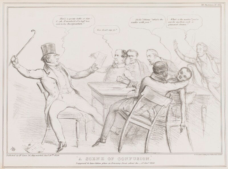 A scene of confusion npg d41357