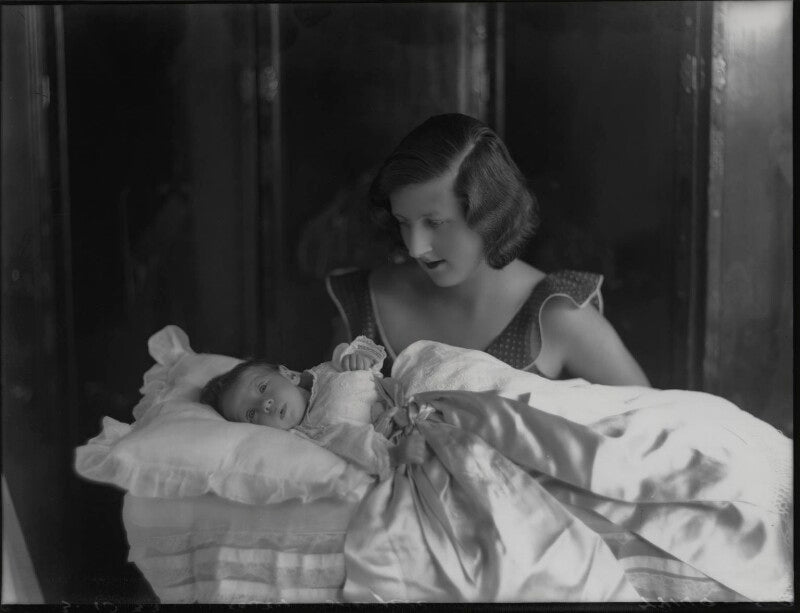 Hon. caroline sarah aline mieczkovski (née grenfell); elizabeth ('betty') sarah polk (née shaughnessy), lady grenfell npg x34419