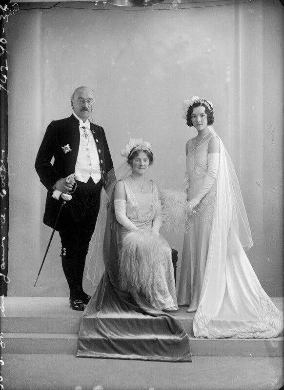 Margery georgina (née layng), lady cooper; sir james alexander cooper and their daughter npg x150483