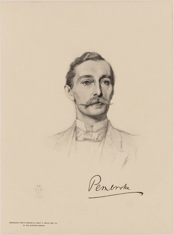 Sidney herbert, 14th earl of pembroke, 11th earl of montgomery npg d9895