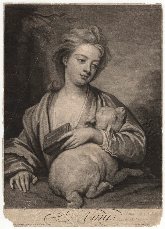 Catherine (née kneller) huckle as st agnes npg d4573