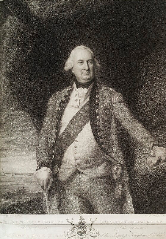 Charles cornwallis, 1st marquess cornwallis npg d19717