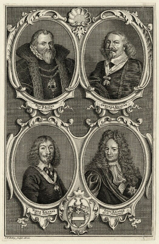 Eric krabbe, gregers krabbe, niels krabbe, otto krabbe npg d28611