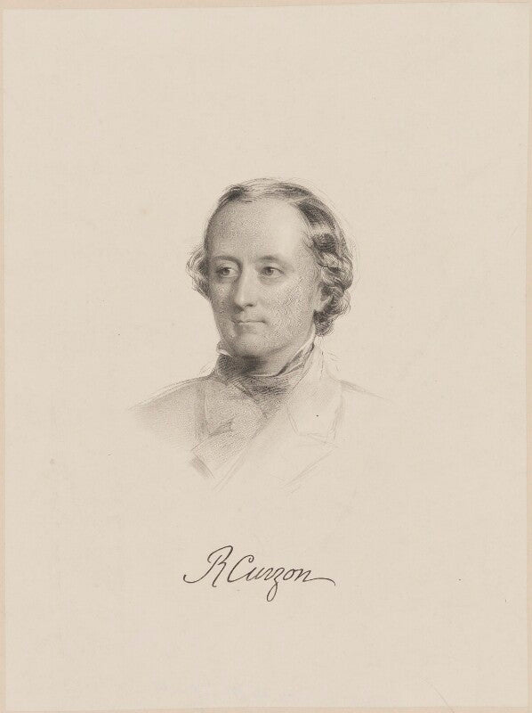 Robert curzon, 14th baron zouche when hon. robert curzon npg d36281