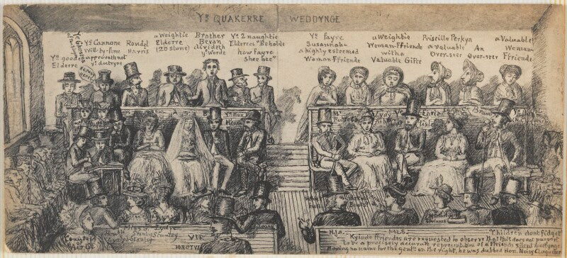 'a quaker wedding' (the marriage of bertrand russell and alys pearsall smith) npg ax160691