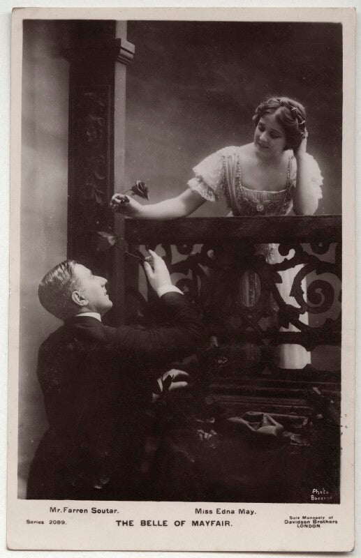 (joseph) farren soutar and edna may (edna pettie) in 'the belle of mayfair' npg x160481