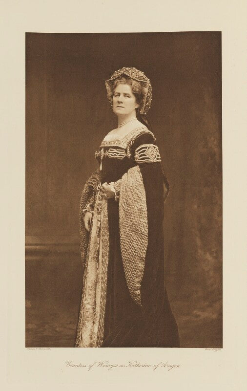 Grace (née blackburn), countess of wemyss as katherine of aragon npg ax135770