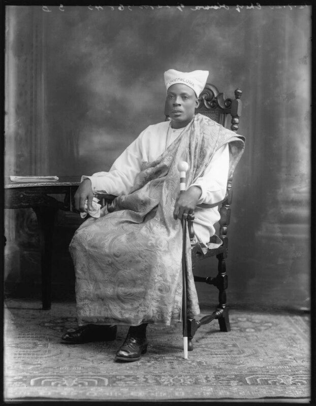 Amodu tijani, chief oluwa of lagos npg x75019