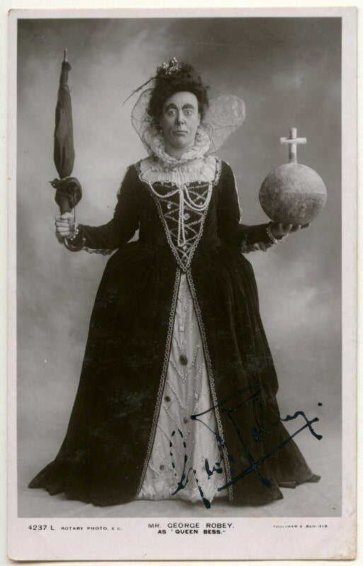 George robey as 'queen bess' npg ax160317