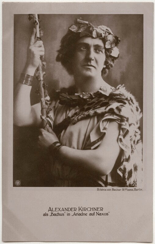 Alexander kirchner as bacchus in 'ariadne on naxos' npg x139700