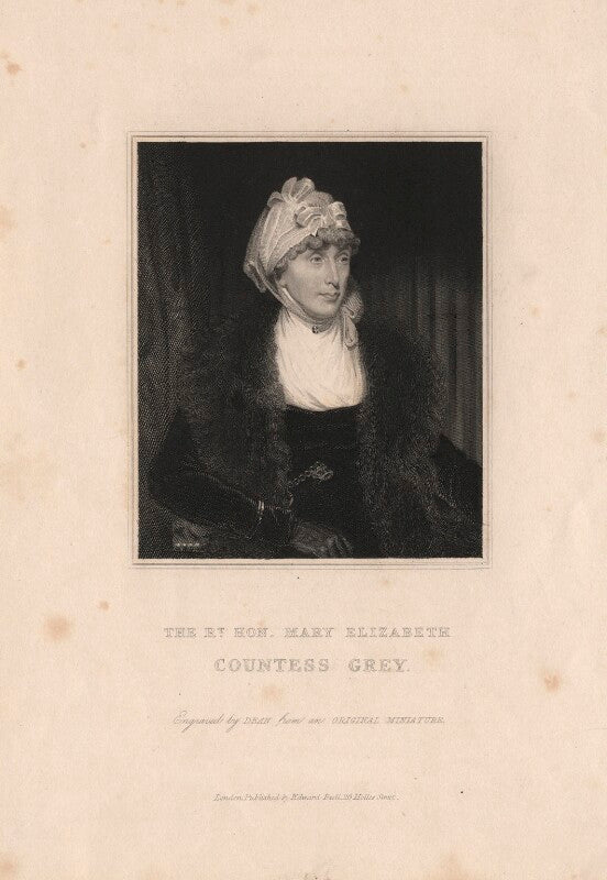 Mary elizabeth grey (née ponsonby), countess grey npg d17934