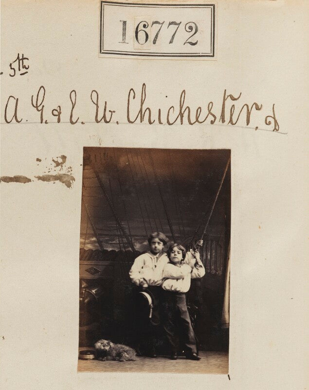 Alan george chichester; ernest william chichester npg ax64659