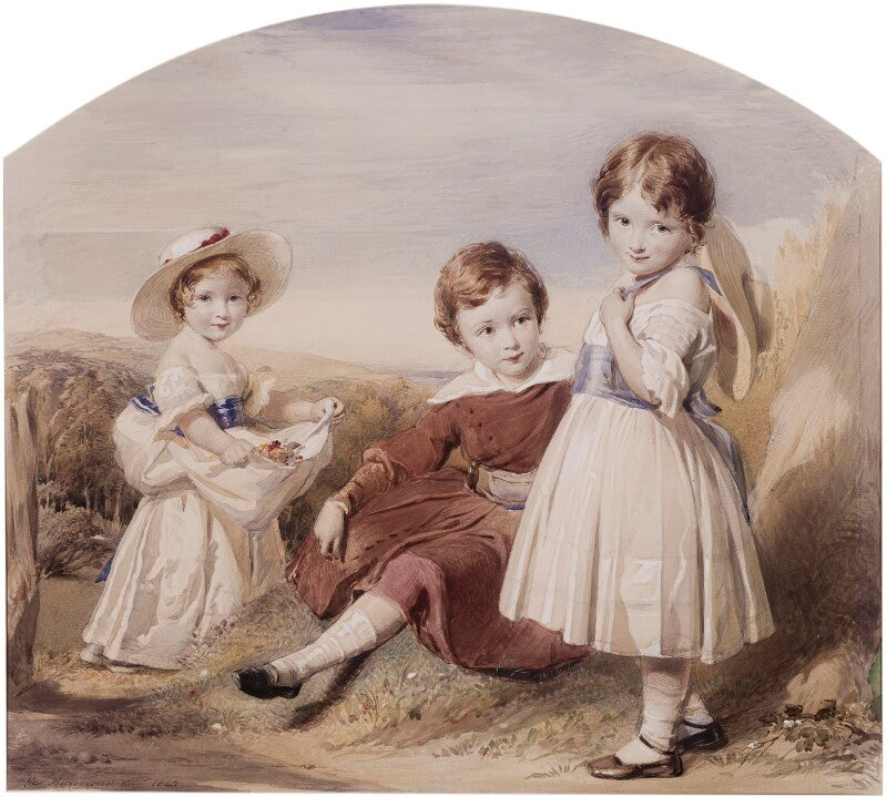 Swinburne and his sisters npg 1762