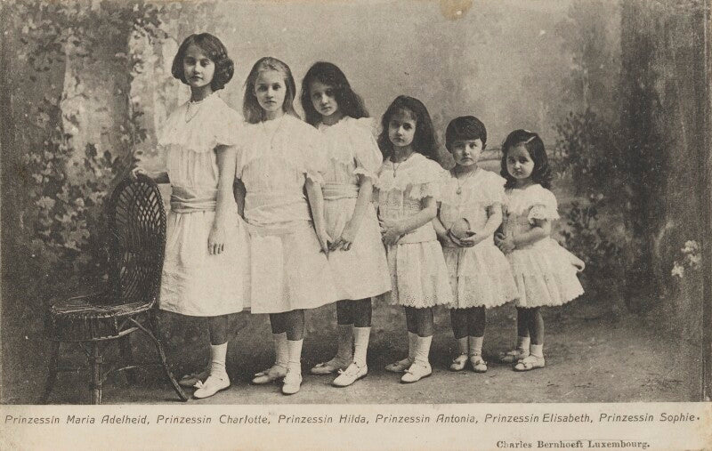 The daughters of william iv, grand duke of luxembourg npg p1700(88a)