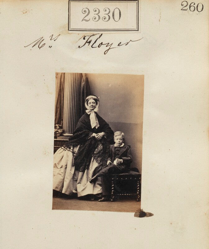 Mrs floyer and child npg ax51718